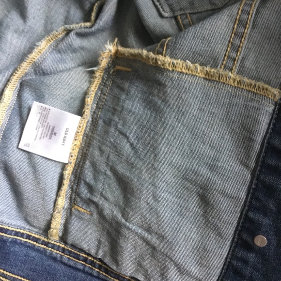 New Slightly Distressed Denim Jacket - Picture 5 of 8